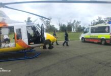 Bus rollover near Theodore