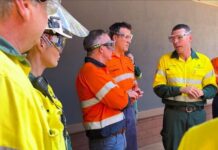 Bowen addresses staff at QAL