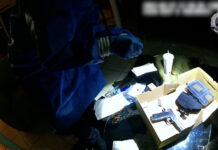 Drugs, weapons seized at Gladstone house