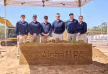 Stage-two construction begins at Alpha