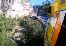 Hiker rescued from towering gorge