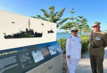 HMAS Commander who has “loved every moment” in Navy, visits Gladstone