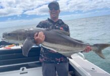 Heading out the front for some fishing action