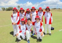 Local cricketers snapped