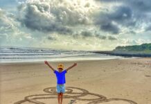 Beauty of nature shared in sand art