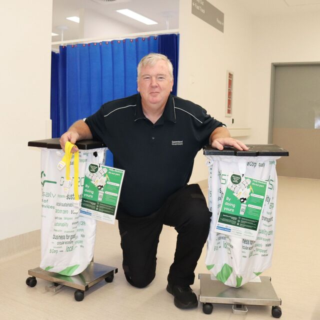 Gladstone Hospital recognised for efforts in sustainability