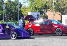 Electric vehicles on display
